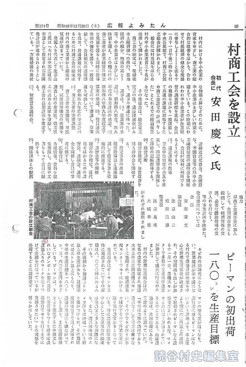 ピーマンの初出荷　一八〇トンを生産目標