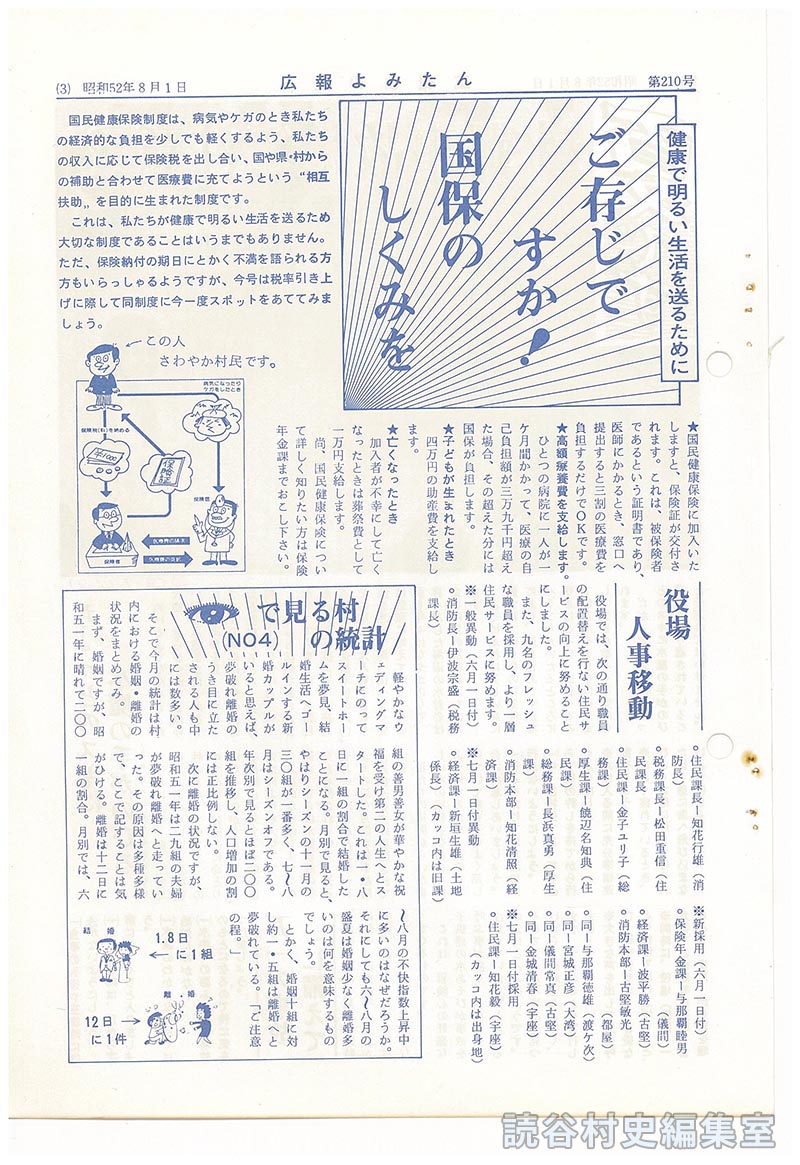 目でみる村の統計（№4）