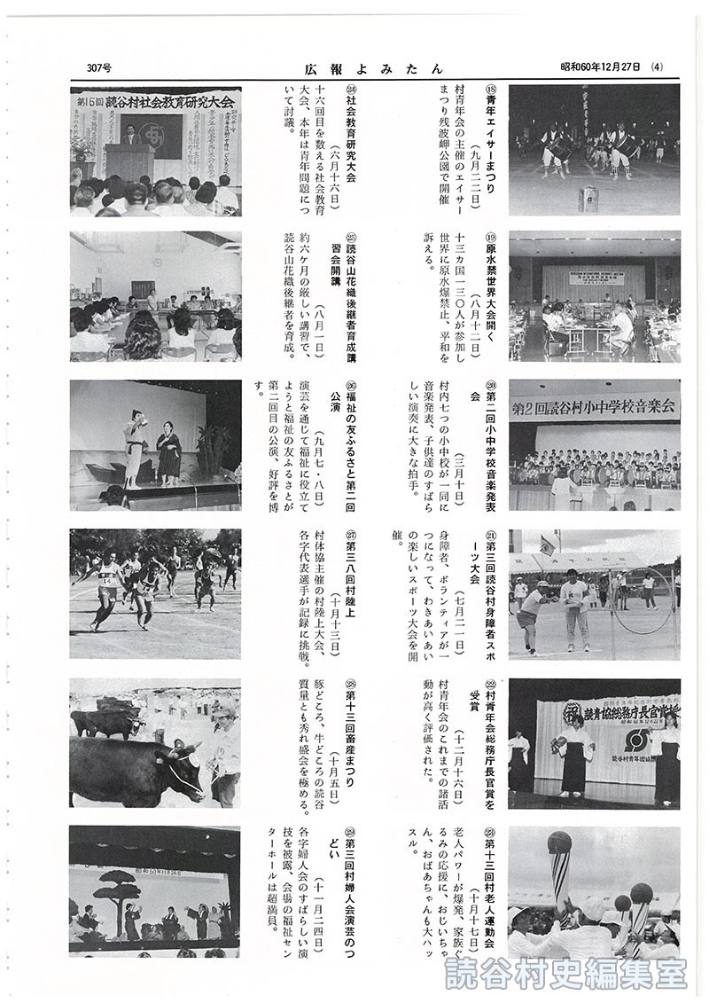 1985年カメラで振り返る1年