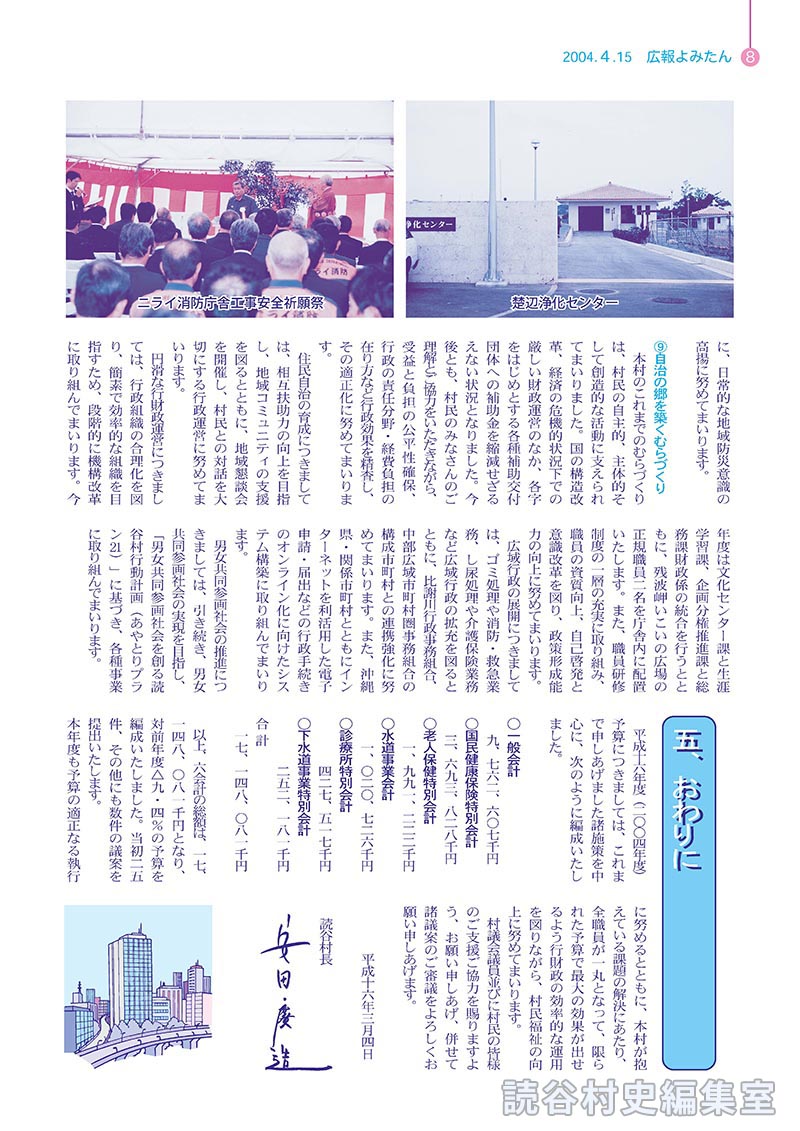 四、本年度の実施項目